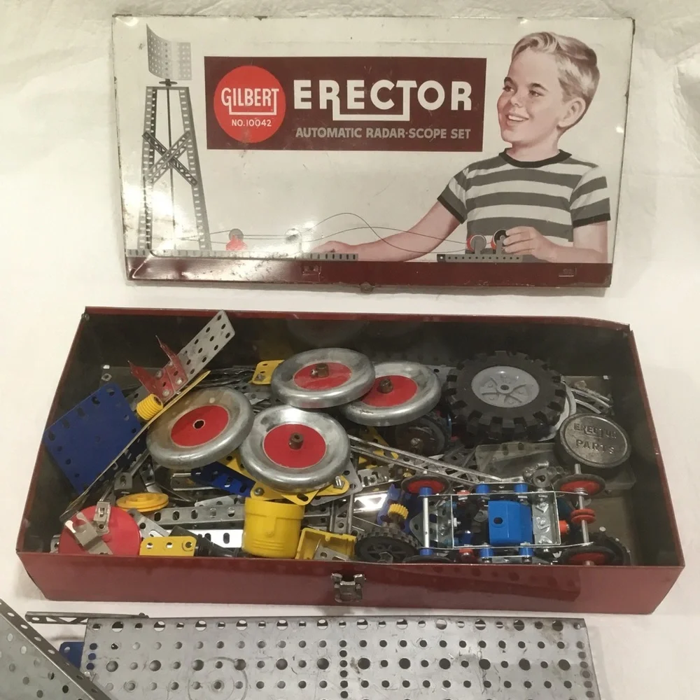 1959 Gilbert Erector 10042 Automatic Radar Scope Set LID DISCONNECTED INCOMPLETE